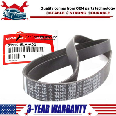 Genuine OEM Honda CR-V Acura ILX Serpentine Belt Alternator Belt 31110-5LA-A02