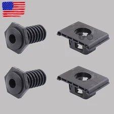 Set of 2 Adjustable Hood Bumper Buffer For 2002-2018 DODGE RAM 1500 2500 3500
