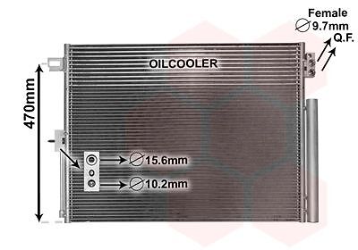 Van Wezel 21005061 Kondensator, Klimaanlage FüR Jeep-image