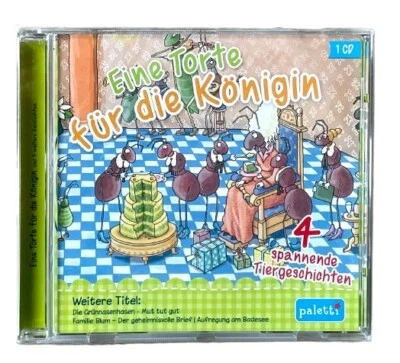 Eine Torte für die Königin - 4 spannende Tier Geschichten Hörbuch NEU - Bild 1 von 2