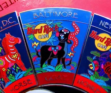 BALTIMORE *CHINESE ZODIAC GOAT* ANIMAL ASTROLOGY PUZZLE Hard Rock Cafe PIN LE