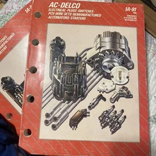 AC-Delco Conventional Ignition Electrical Plugs Wire Sets Catalog Book 1A-91  86