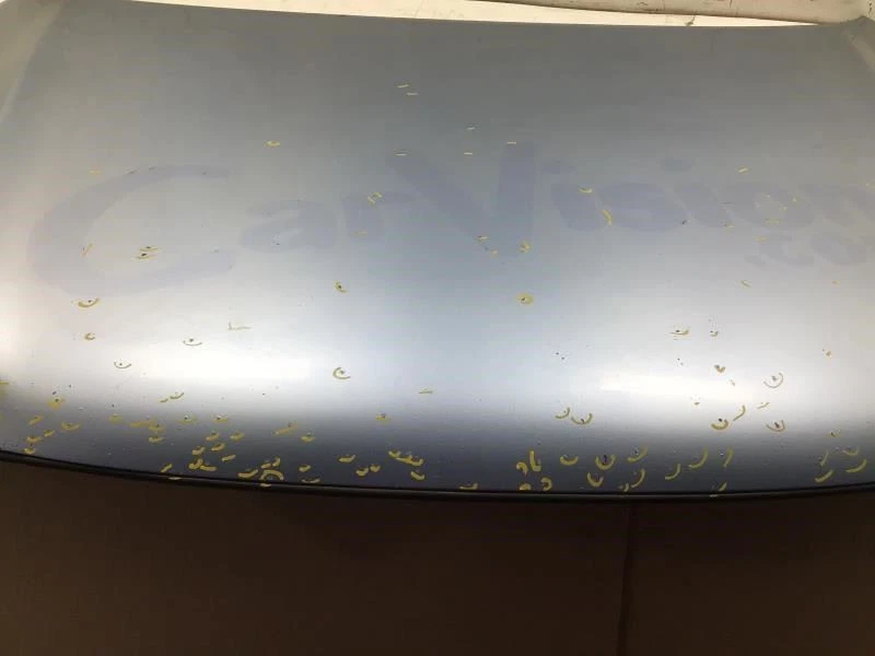 Toyota Highlander 2008 2010 capó híbrido Waveline azul perla OEM+ Foto 4 de 4