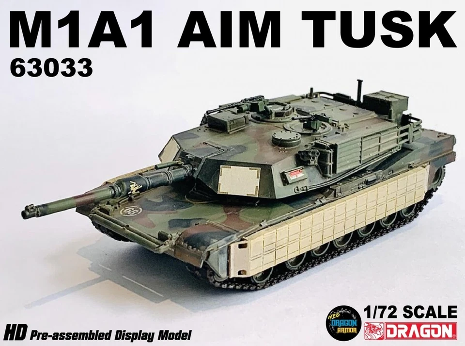 Dragon 1:72 63033 M1A1 TUSK Abrams US Army 4th Cavalry "Quarterhorse", Iraq 2004 - Image 3 of 4