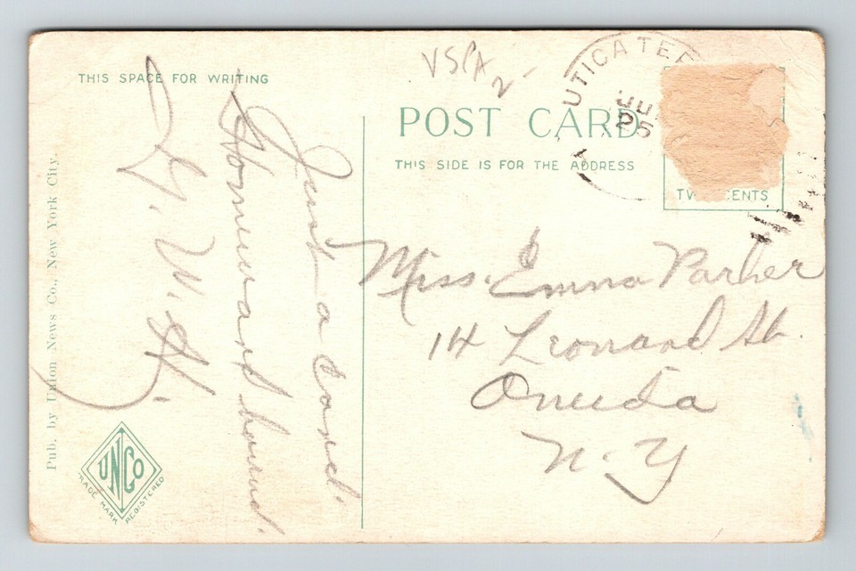 Postcard Masonic Home Chapel Utica New York eBay