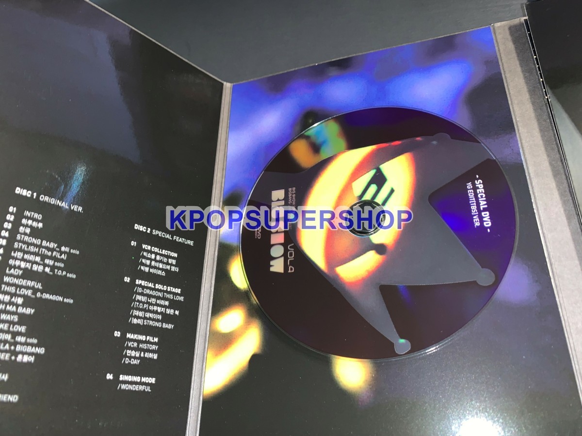 BIGBANG Big Show 2009 Live Concert 3 DVD Shadow Box Limited Ver