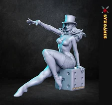 Zatana Superhero Pinup Sci-Fi Miniature Tabletop RPG Role Playing Pathfinder RNE