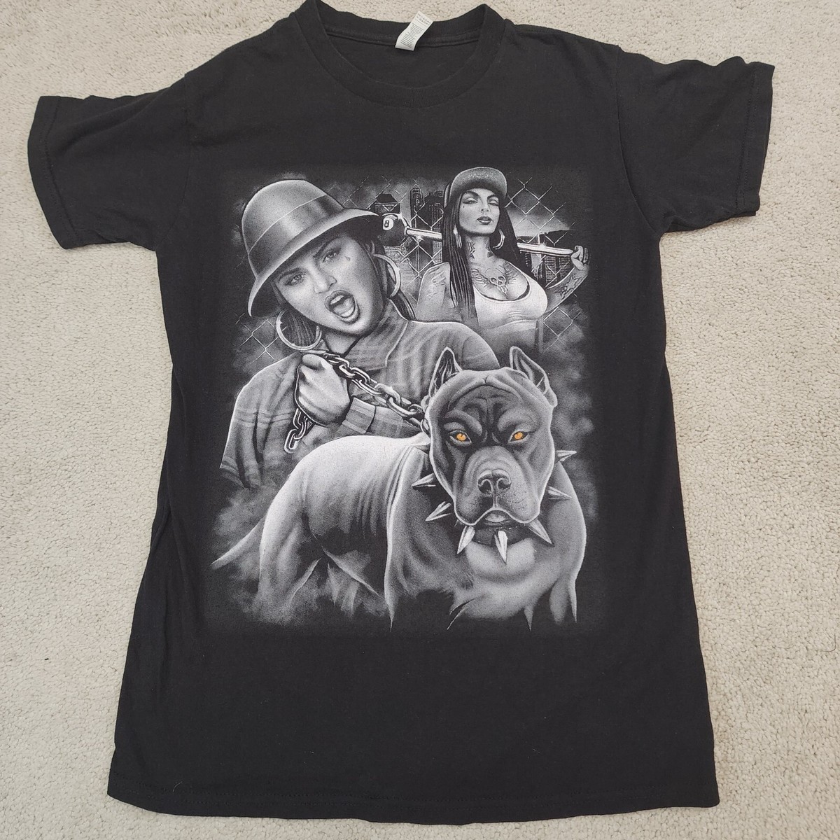 LA Los Angeles Street Wear Urban Graphic T Shirt Black Small | eBay