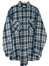Northwest Territory Mens Insulated Flannel Shirt Jacket Shacket L Large Lined