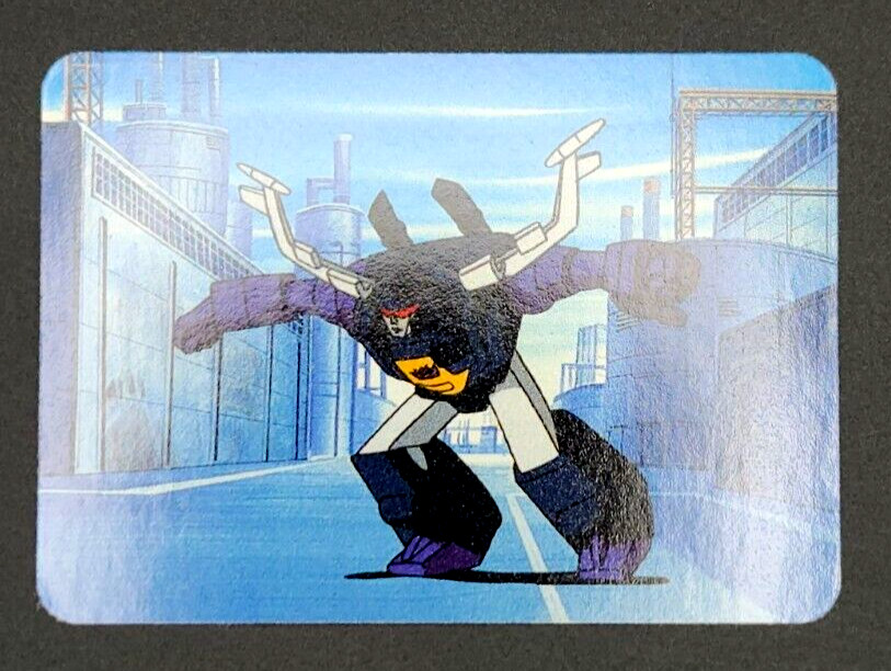 1985 Hasbro Transformers Series 1 #189 SHRAPNEL TRANSFORMS Action Card NM+