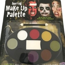 HORROR HALLOWEEN FACE PAINT PALETTE 8 COLORS NEW