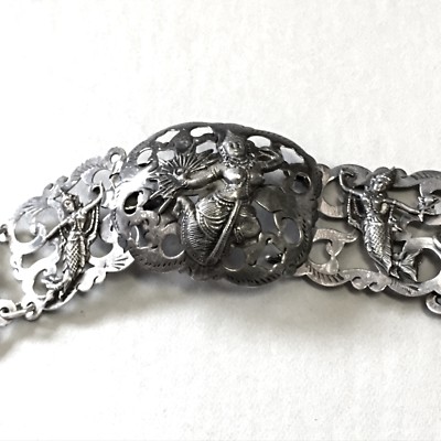 AntQ Solid Sterling Silver Siam Belt Siamese Mekkala  display picture 2