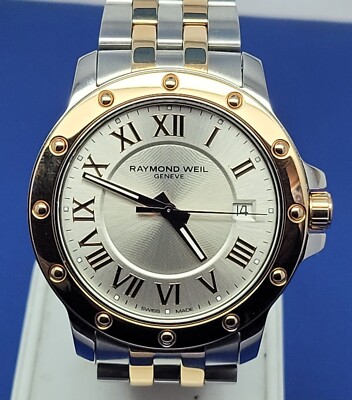 Raymond Weil Tango 5599 Two Tone Quartz MENS 39mm | eBay