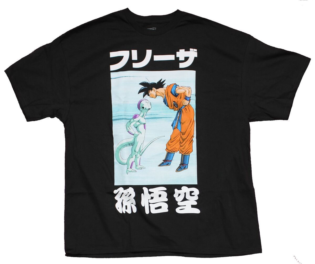 Dragon Ball Z Adult New T-Shirt - Goku And Frieza Stare Down Dragon Ball Z Adult New T-Shirt - Goku And Frieza Stare Down