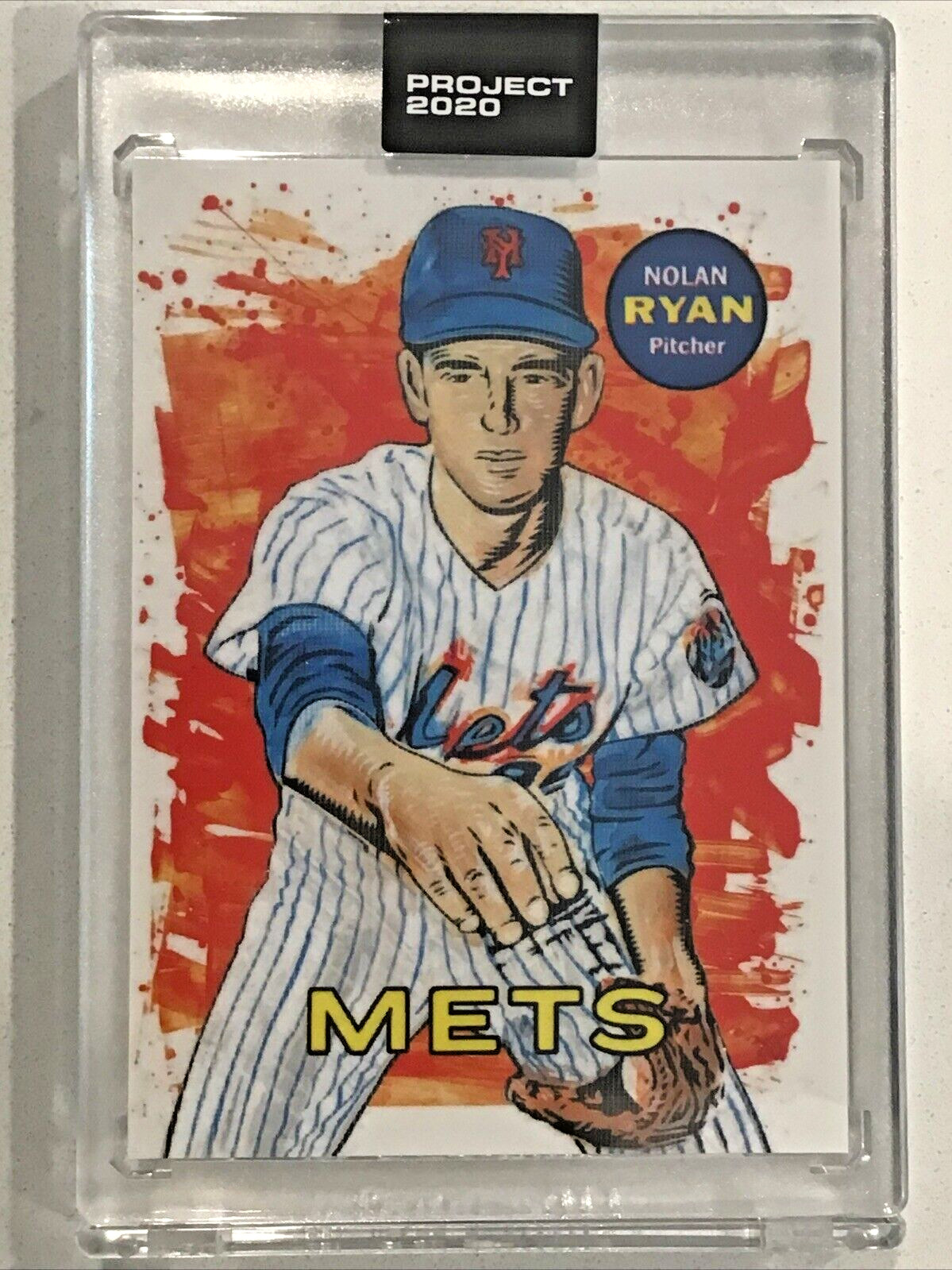 Topps Project 2020 # 18 Nolan Ryan by Blake Jamieson