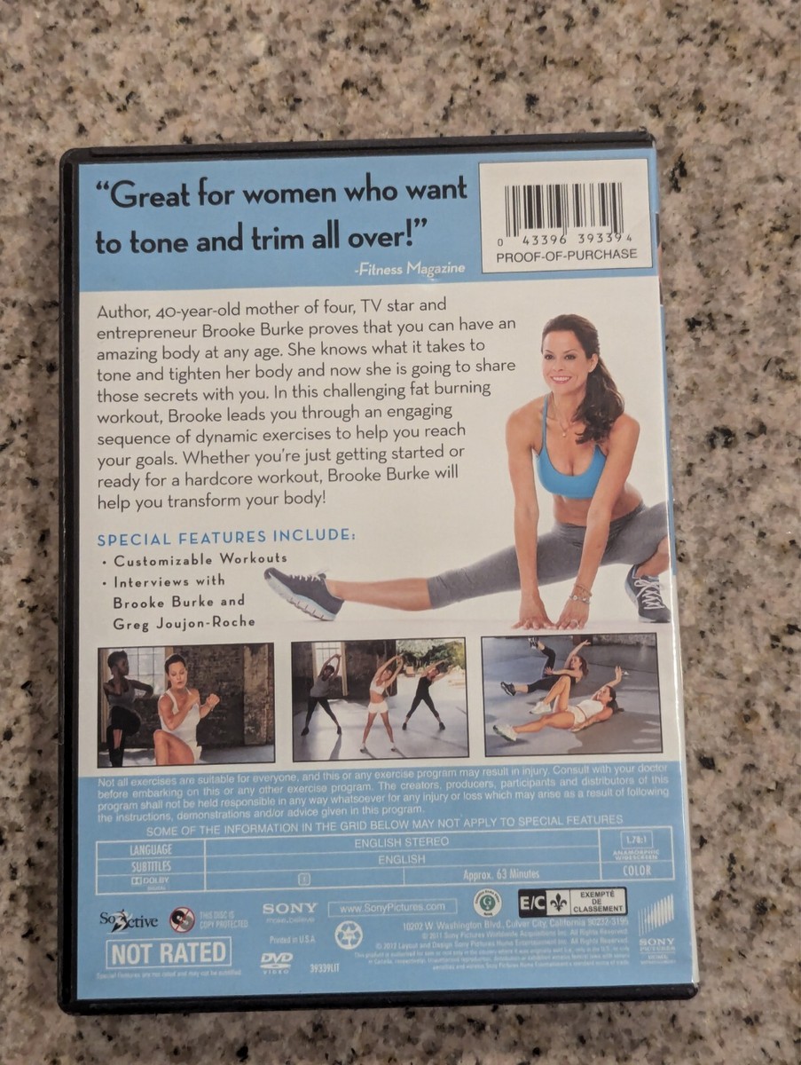 Transform Your Body with Brooke Burke: Tone & Tighten (DVD) VG