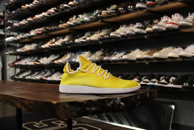 SALE ADIDAS ORIGINAL PHARRELL WILLIAMS HU GOLD YELLOW DA9617 SIZE 13 NEW