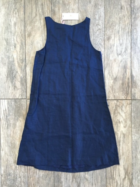 Vineyard Vines Womens Linen Pintuck Swing Dress Deep Bay Size 00 NWT | eBay