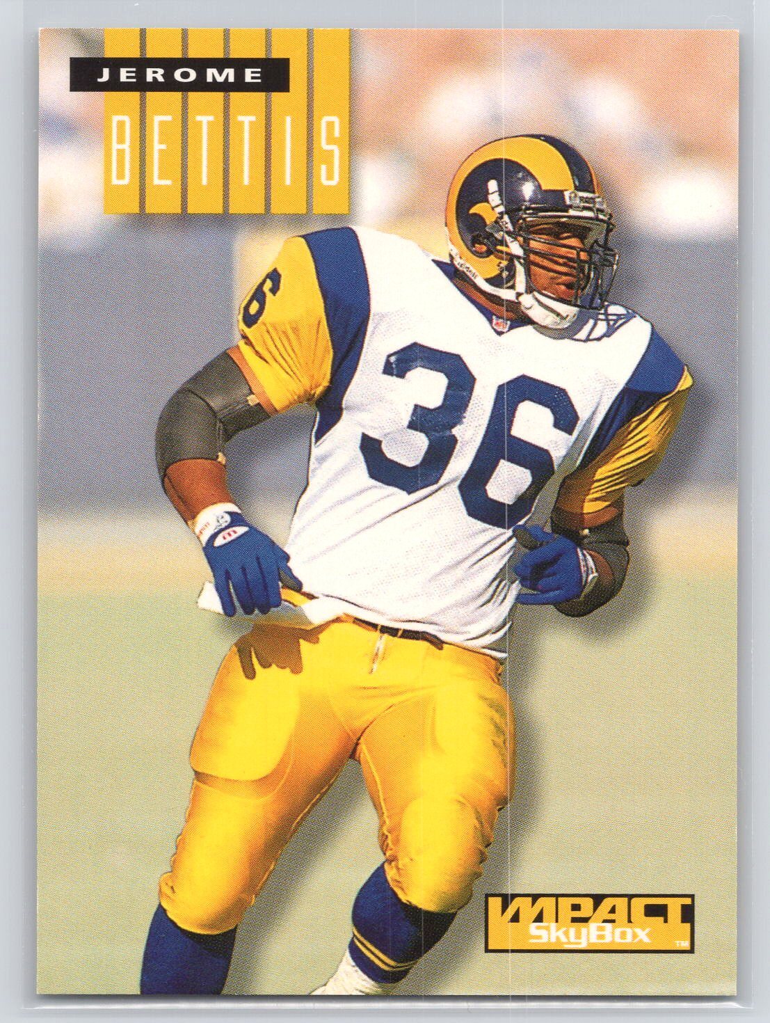1994 SkyBox Impact #141 Jerome Bettis - Rams HOF