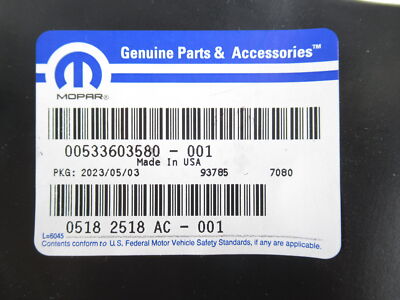 Genuine OEM Mopar Jeep 5182518AC Passenger R Closeout Panel 11-22