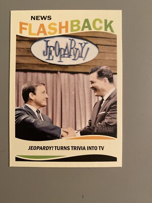 2013 Topps Heritage News Flashbacks Jeopardy #NF-J 15047