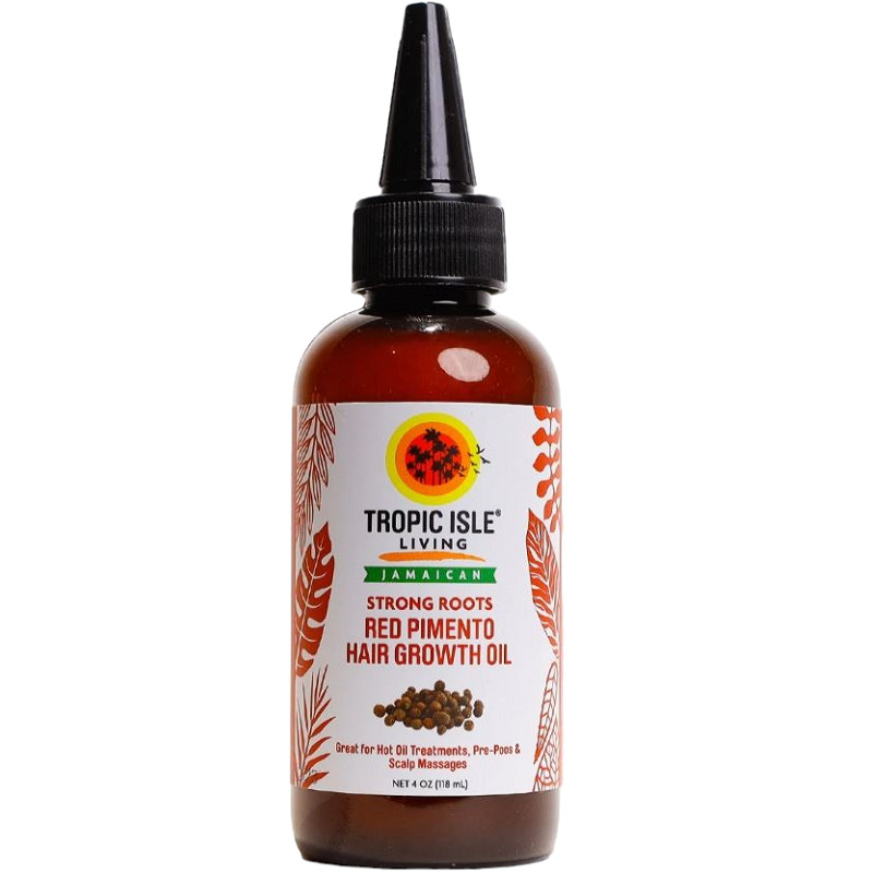 TROPIC ISLE LIVING RED PIMENTO HAIR GROWTH OIL Jamaican Black Castor Oil 118ml