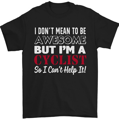 Fahrrad I Dont Gemein zu Werden Toll Cyclist Herren Maglietta 100% Baumwolle