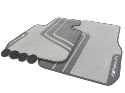 BMW Genuine F30 F31 F80 3-Series M Performance Front Carpeted Floor Mats Set NEW