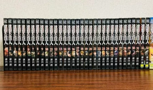 Attack On Titan Shingeki no Kyojin  Vol.1-34 Complete Full set Manga Comics JP