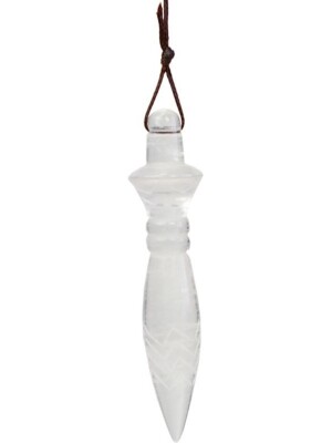 THOT Crystal Quartz Pendulum (Dowsing, Clairvoyance, Research)