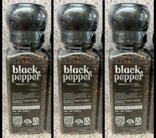 Kirkland Black Pepper with Grinder, 6.3 oz. Pack of 3 Kosher -FREE SHIPPING