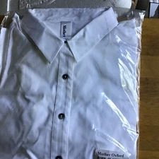 Mother Oxford White Button Down Shirt Plus Size 3x