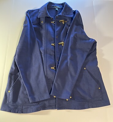 Vintage Polo Ralph Lauren Mens Large Fireman Jacket Indigo