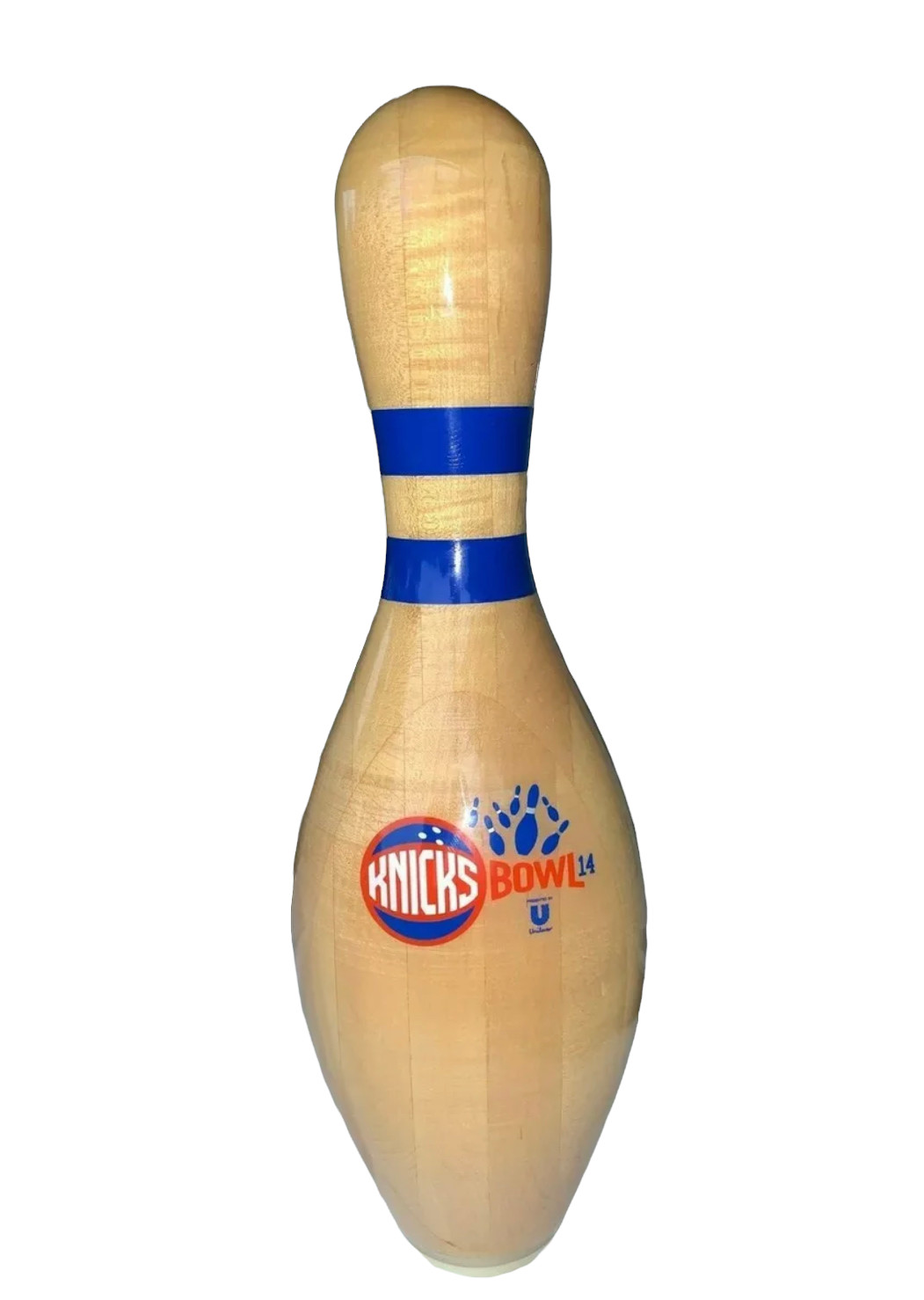 Rare New York Knicks 14 Bowl Unilever Garden of Dreams Charity Bowling Pin 