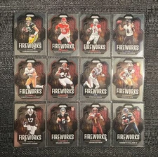 2022 Panini Prizm FIREWORKS Insert Complete Your Set You Pick Football Card PYC