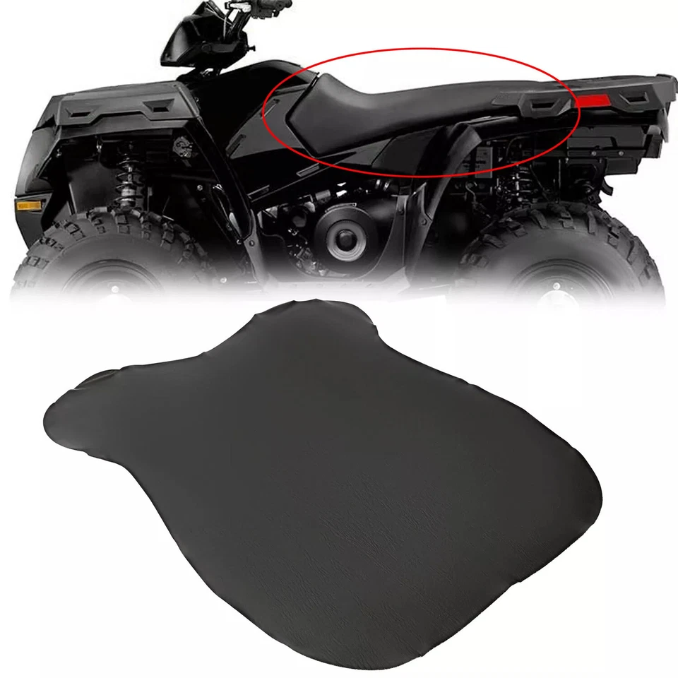 Black Seat Cover Fit 2005 - 2014 Polaris Sportsman 300 400 450 500 600 700 800 - Image 3 of 4