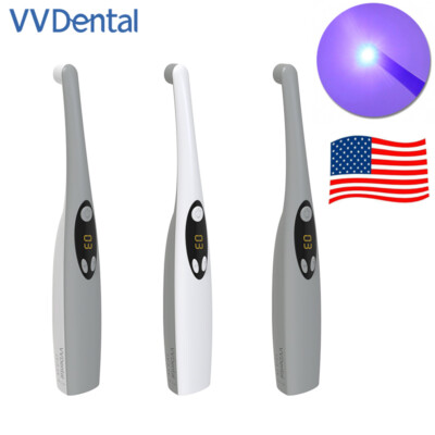 Dental Wireless Cordless LED Cure Curing Light Lamp 2200mw 1 Second Resin Cure