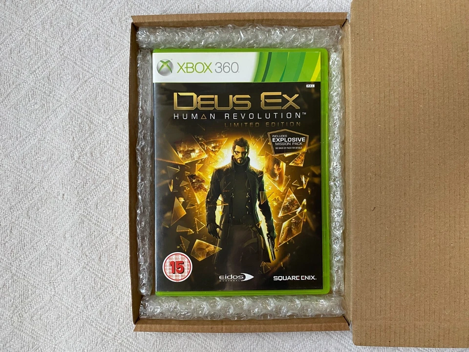 Deus Ex Human Revolution XBOX 360 - UK PAL VGC CIB - High Quality Packing - Image 2 of 4