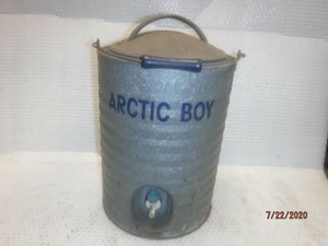 vintage arctic boy water cooler