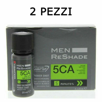 Goldwell Color Men Reshade 5CA cenere fredda castano chiaro 4x20ml 2 PEZZI