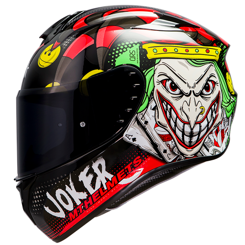 NUOVO CASCO MOTO INTEGRALE MT HELMETS TARGO JOKER NERO LUCIDO | eBay