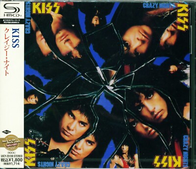 KISS CRAZY NIGHTS NEW JAPAN CD RMST SHM AUDIOPHILE CD - ERIC CARR - OUT OF PRINT