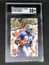1993 ACTION PACKED  24K GOLD #8G BARRY SANDERS 1040 /1750 SGC 10 Gem mint!