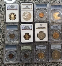 ✯ PCGS NGC GRADED US COIN ✯1 SLAB LOT✯ CLAD SILVER ✯ ESTATE 10 YEARS++✯