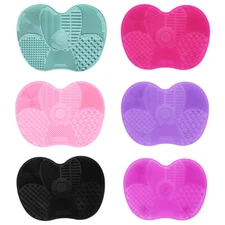 Silicone Makeup Brush Cleaner Pad Washing Scrubber Board Cleaning Mat Tool