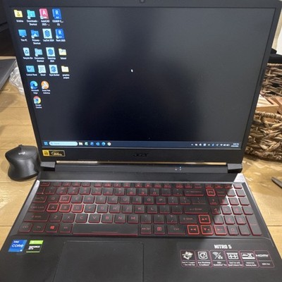 Acer Nitro 5 Gaming Laptop 15.6'' Intel Core i5 SSD NVIDIA GTX Windows 11 Black