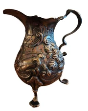 Dorothy Sarbitt 1748 Museum Quality Very Rare Antique Silver Repousse Creamer