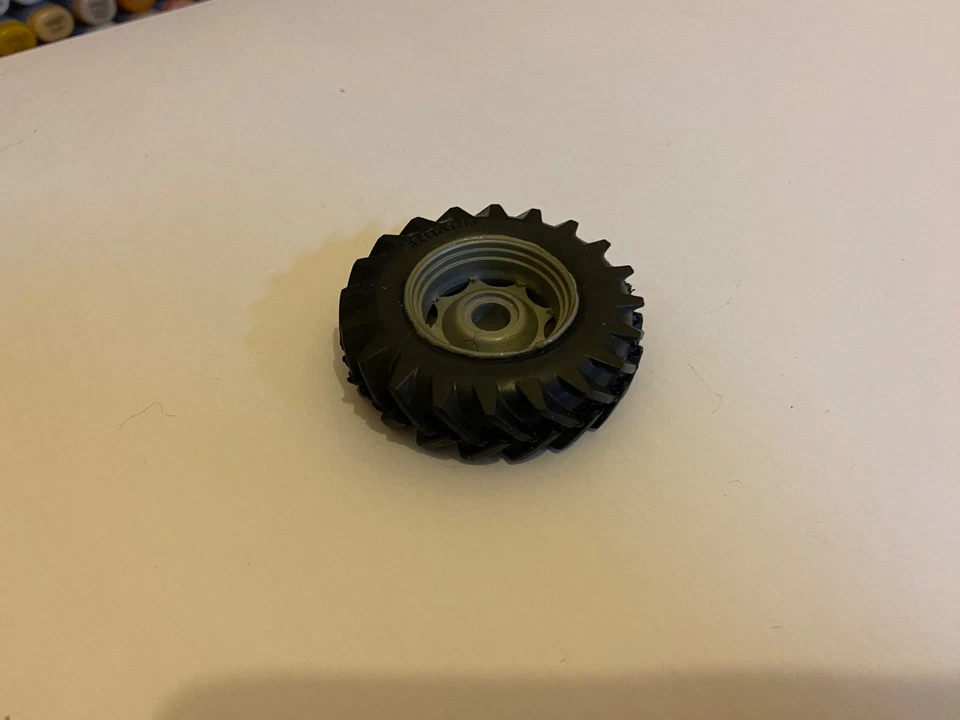 Remolque basculante Gran Bretaña vintage azul granja 1/32, pacas y piezas Foto 4 de 4