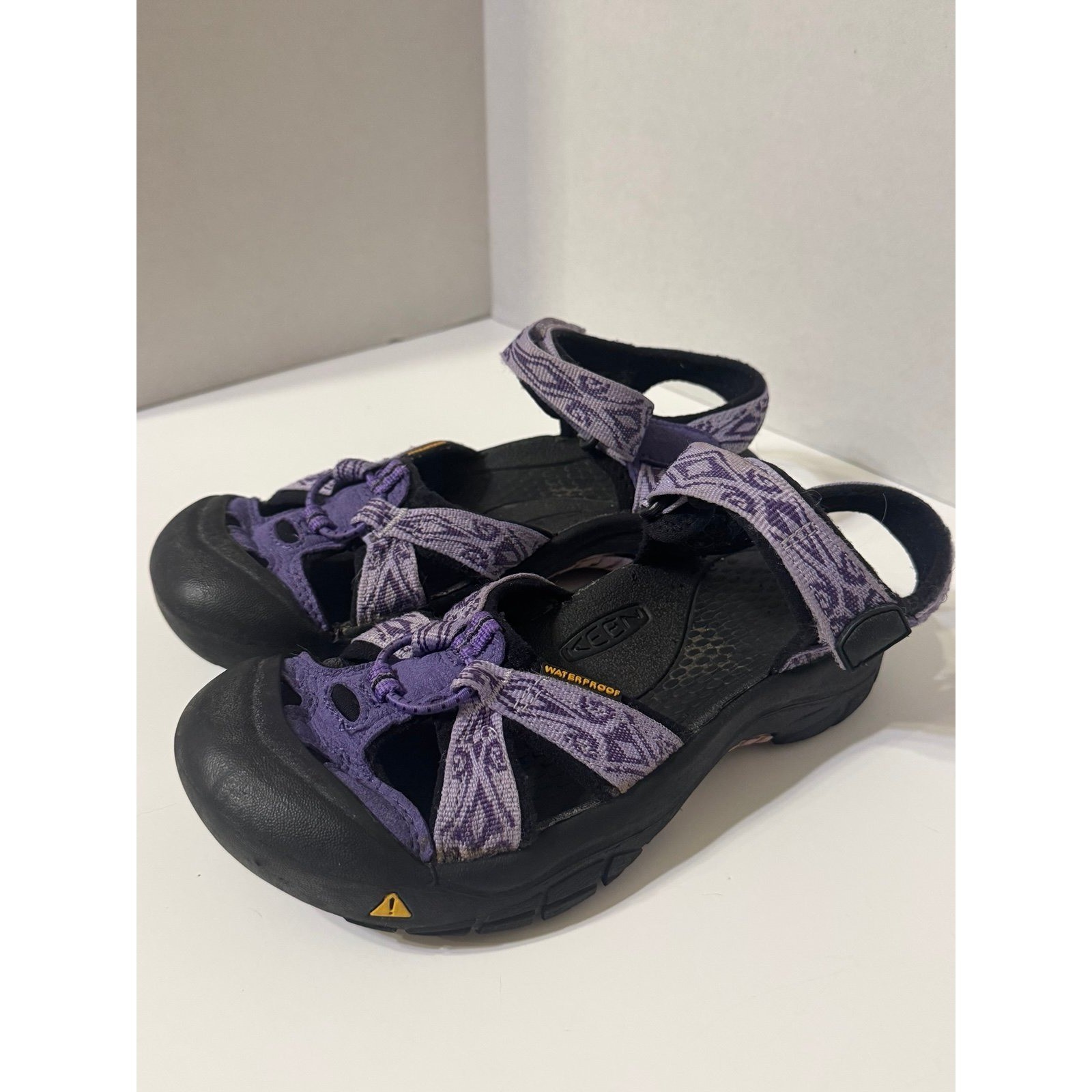 Keen Sandali da Escursionismo Viola Ragazze Giovani Scarpe Impermeabili 3