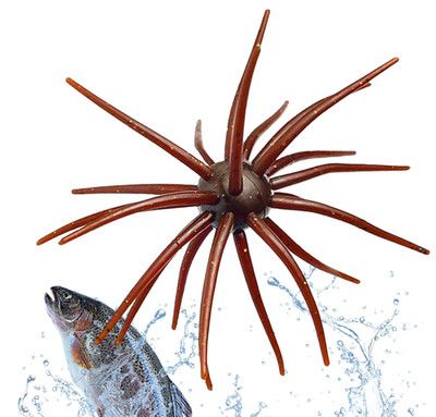 Dice Bait,Fuzzy Baits for Bass Fishing,Floating Swimbait with Reflective Stars